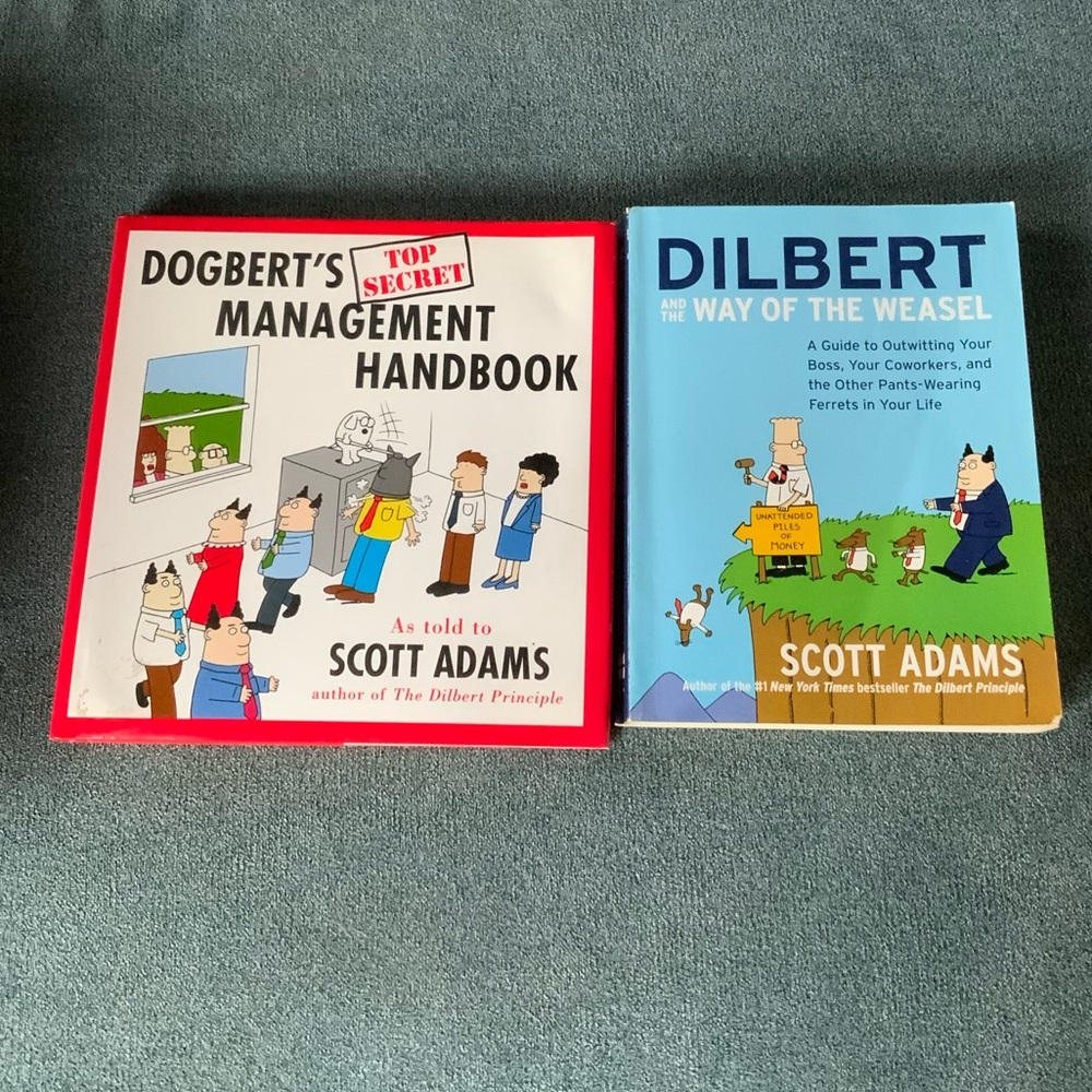DILBERT & DOGBERT FIRST EDITION BOOKS